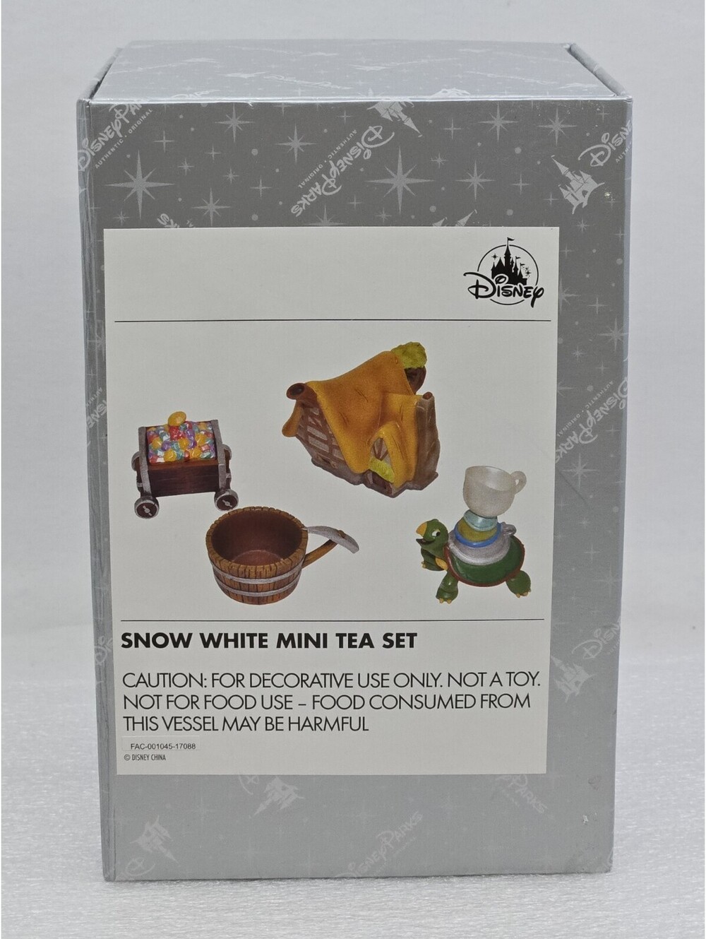 2002 Disney Parks Snow White Decorative Mini Tea Set 5 Pieces Vintage